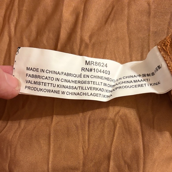 Moon River Rust Maxi Dress - Picture 9 of 9